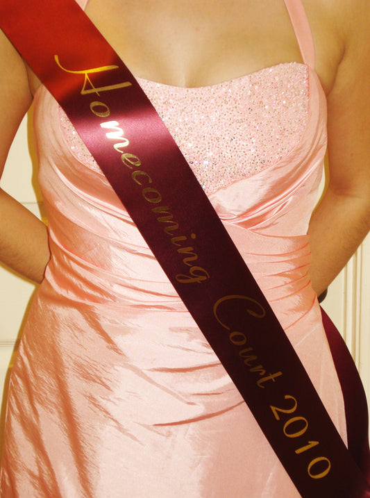 3 Inch Personalized Sash