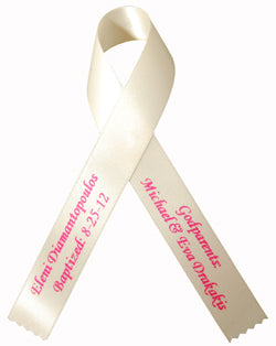 5/8" Greek Baptism Ribbon (2 lines), Martyrika (50 Pieces)
